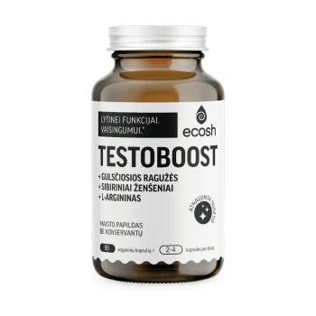 Ecosh Testoboost 90 kaps. maisto papildas