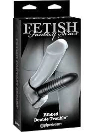 Fetish Fantasy Ribbed Double Trouble analinis žaislas