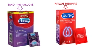 Perkamiausi prezervatyvai Durex Elite keičia savo išvaizdą!