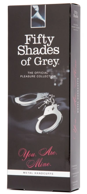 Fifty Shades Of Grey You Are Mine Metal Handcuffs