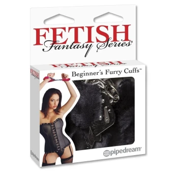 Fetish Fantasy Furry Cuffs Black