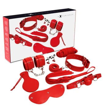 Experience BDSM Fetish Kit Set Red