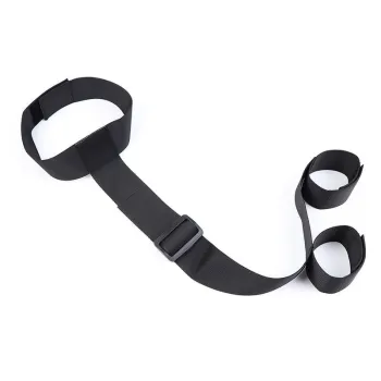 Ohmama Fetish Enylon Collar With Back Wrist Restrains