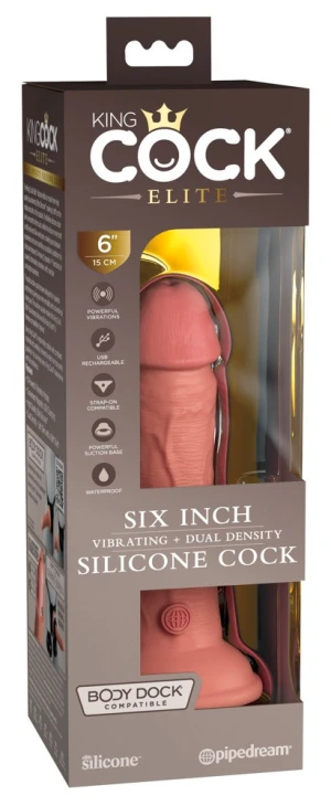 King Cock Elite Vibrating Dual Density Nr.6