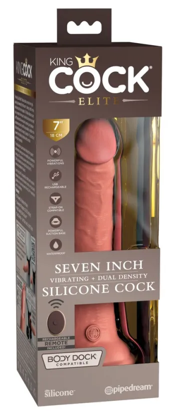 King Cock Vibrating Dual Density Nr.7