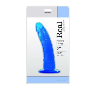 Real Rapture Dong Blue Jelly 7