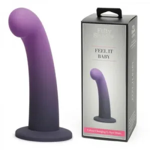 Fifty Shades Of Grey Color Changing G-Spot Dildo su siurbtuku
