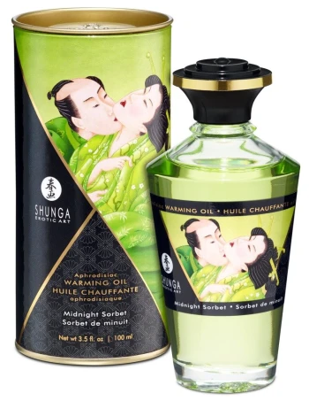 Shunga Aphrodisiac Warming Oil Midnight Sorbet