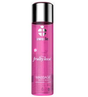 SWEDE Fruity Love Warming Efect Massage Oil Sparkling Strawberry Wine 60 ml