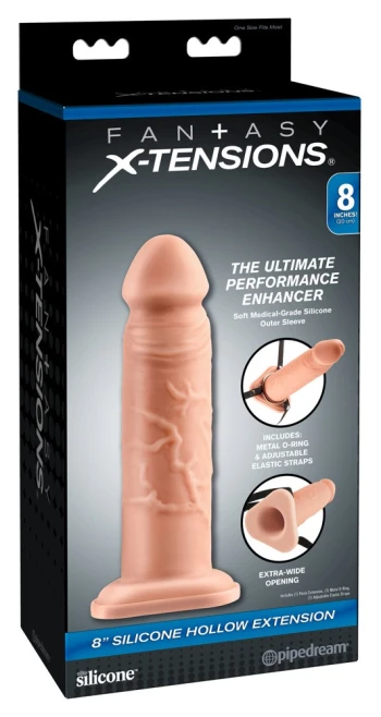 X-Tensions 8'' Silicone Hollow Extension