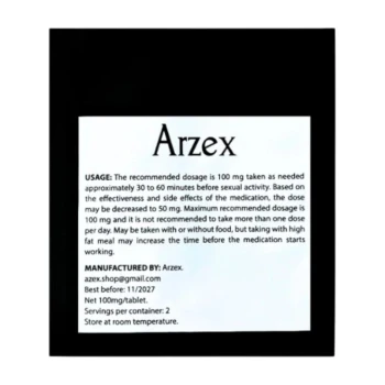 Arzex White 2 kaps. maisto papildas vyrams