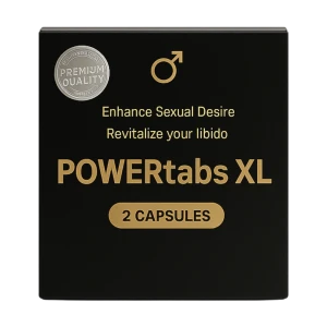 Powertabs XL 2 cpas. maisto papildas vyrams