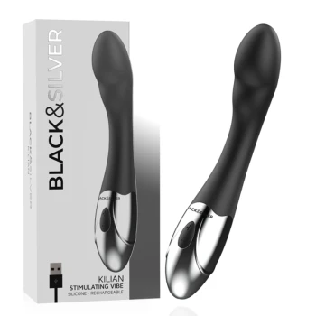 Black & Silver Kilian Stimulating Vibe G-taško vibratorius