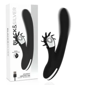 Black&Silver Johnny Vibrating Vibe