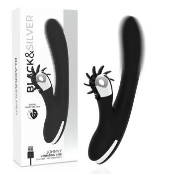 Black&Silver Johnny Vibrating Vibe
