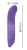 Flashing Mini Vibe Purple vibratorius matmenys