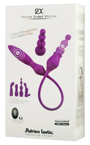 Adrien Lastic 2X Double Ended Vibrator