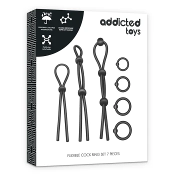 Addicted Toys Cock Ring 7 Pieces