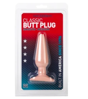 Doc Johnson Classic Butt Plug Smooth Medium