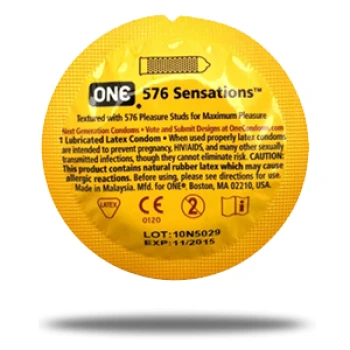 ONE 576 Sensations condoms