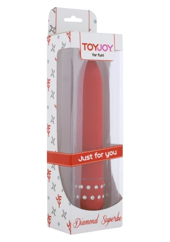 ToyJoy Diamond Superbe Red vibratorius