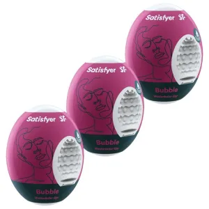 Satisfyer Bubble Masturbator Eggs 3 vnt