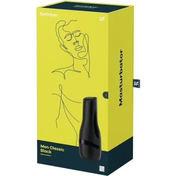Satisfyer Men Classic Black masturbatorius vyrams