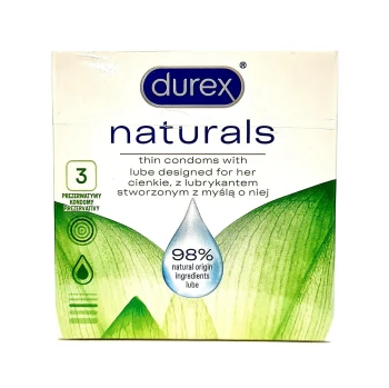 Durex Naturals 3 vnt