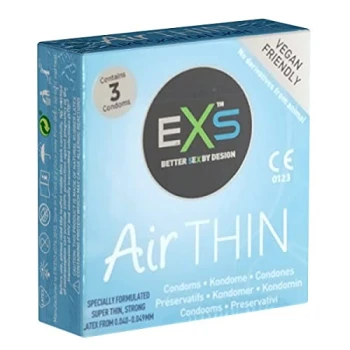 EXS Air Thin 3 vnt. prezervatyvų dėžutė