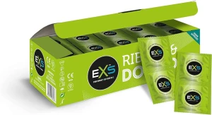 EXS Ribbed & Dotted 144 vnt. prezervatyvų dėžutė