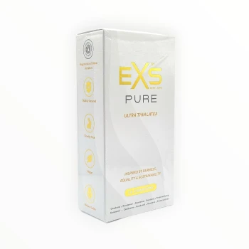 EXS Pure 12 vnt. prezervatyvų dėžutė