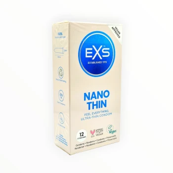 EXS Nano Thin 12 vnt. prezervatyvų dėžutė