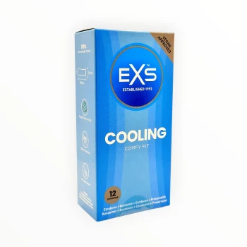 EXS Cooling 12 vnt. prezervatyvų dėžutė