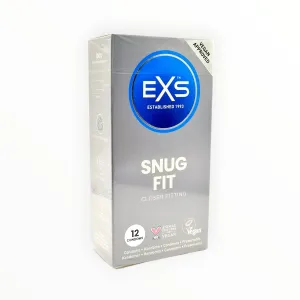 EXS Snug Fit 12 vnt. prezervatyvų dėžutė