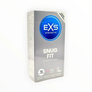EXS Snug Fit 12 vnt. prezervatyvų dėžutė
