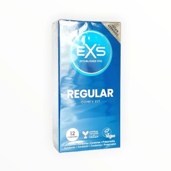 EXS Regular 12 vnt. prezervatyvų dėžutė