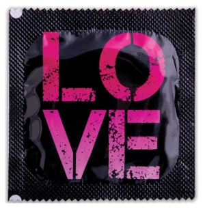 Pasante LOVE prezervatyvas