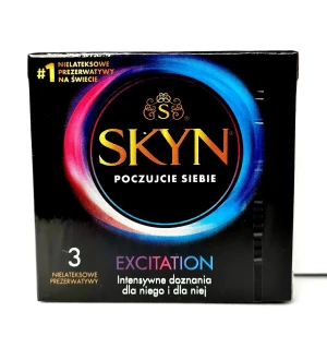 SKYN Excitation 3 vnt.