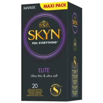 Prezervatyvai Skyn Elite 20 vnt dėžutė