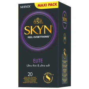 Prezervatyvai Skyn Elite 20 vnt dėžutė Prezervatyvai Skyn Elite 20 vnt dėžutė
