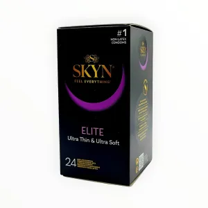 Prezervatyvai Skyn Elite 24 vnt. dėžutėje