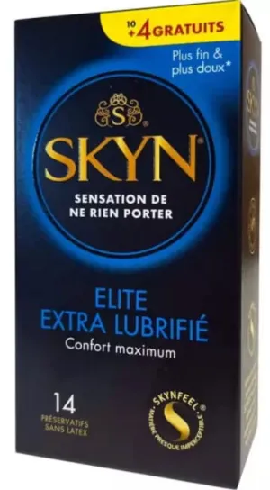 Prezervatyvai SKYN Elite Extra Lubricated 14 vnt.
