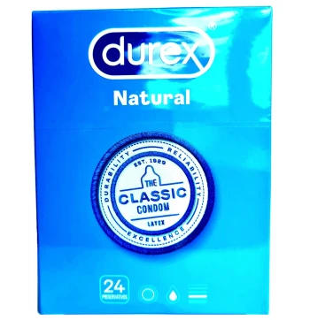 Durex Natural 24 vnt