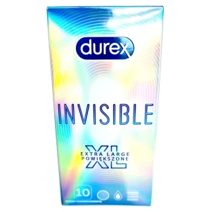 Durex Invisible XL 10 vnt.