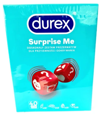 Durex Surprise Me 40 vnt.