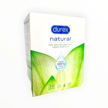 Durex Naturals 30 vnt. prezervatyvų dežutė