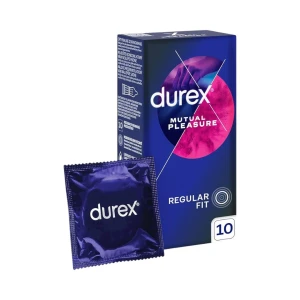 Durex Mutual Pleasure 10 vnt. prezervatyvų dėžutė