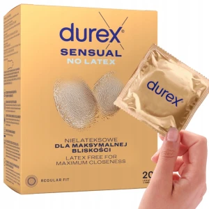 Durex Sensual No Latex prezervatyvai 20 vnt