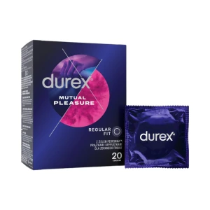 Durex Mutual Pleasure 20 vnt. prezervatyvų dėžutė