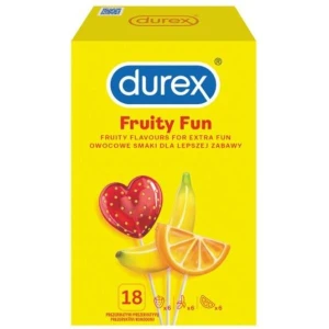 Durex Fruity Fun 18 vnt. Durex Fruity Fun 18 vnt.